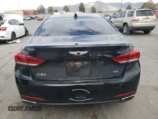 2017 Genesis G80 3.8L with VIN KMHGN4JE6HU176844, listed as a Copart auction lot 65360943 with 97,086 mi miles and Non Repairable. Bid and sale history available at DreamBid. Image 6.
