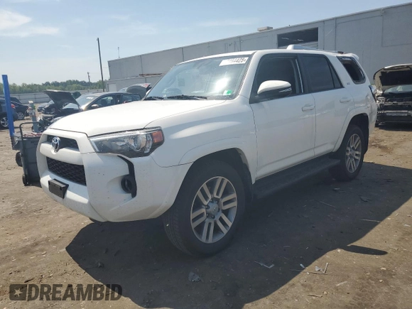 2017 Toyota 4Runner SR5 with VIN JTEBU5JRXH5482218, listed as a Copart auction lot 62494425 with 97,684 mi miles and Salvage title. Bid and sale history available at DreamBid. Image 1.