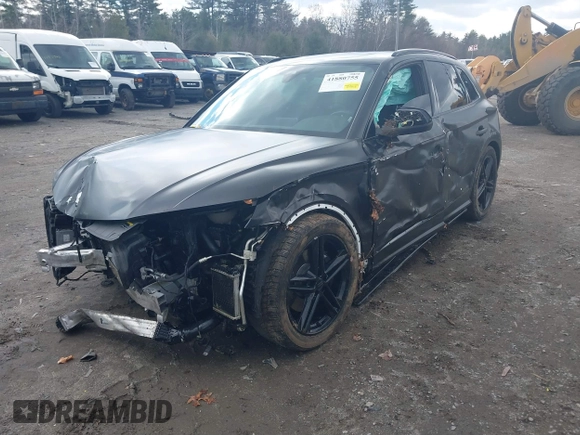 2018 Audi SQ5 Premium Plus with VIN WA1A4AFY8J2018273, listed as a IAAI auction lot 41880755 with 107,317 mi miles and . Bid and sale history available at DreamBid. Image 2.