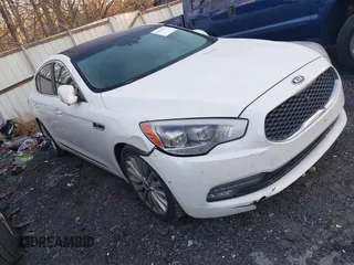 2015 Kia K900 Luxury with VIN KNALW4D47F6023343, listed as a IAAI auction lot 41326579 with 214,113 mi miles. Bid and sale history available at carsss.com. Image 1.