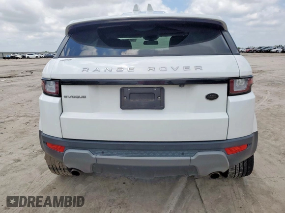 2017 Land Rover Range Rover Evoque SE with VIN SALVP2BGXHH248740, listed as a Copart auction lot 58630035 with 95,705 mi miles and Salvage title. Bid and sale history available at DreamBid. Image 6.
