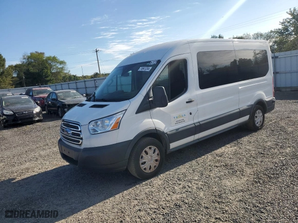 2018 Ford Transit Passenger Wagon XL with VIN 1FBAX2CM5JKB36807, listed as a Copart auction lot 74941234 with 86,588 mi miles and Salvage Title. Bid and sale history available at carsss.com. Image 1.