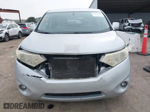 2014 Nissan Quest S with VIN JN8AE2KP5E9104762, listed as a IAAI auction lot 41566593 with 132,043 mi miles and . Bid and sale history available at DreamBid. Image 13.