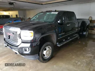 2015 GMC Sierra 3500HD Denali z VIN 1GT424E85FF130203, wystawiony jako Copart lot #84489854 z przebiegiem 211 289 mil mil oraz Szkoda całkowita • Salvage title. Historia ofert i sprzedaży dostępna na DreamBid. Obrazek 1.