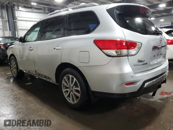 2013 Nissan Pathfinder Platinum with VIN 5N1AR2MM8DC626172, listed as a Copart auction lot 86076674 with 94,168 mi miles and Salvage Title. Bid and sale history available at carsss.com. Image 2.