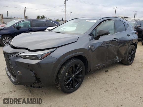 2022 Lexus NX with VIN 2T2KGCEZ4NC012724, listed as a Copart auction lot 53692485 with 31,256 mi miles and Salvage Title. Bid and sale history available at carsss.com. Image 1.