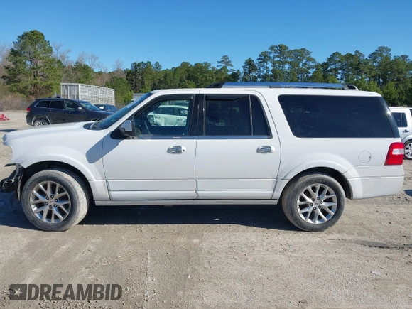 2015 Ford Expedition Max Limited with VIN 1FMJK2AT0FEF46677, listed as a IAAI auction lot 41821917 with 146,420 mi miles and . Bid and sale history available at DreamBid. Image 15.