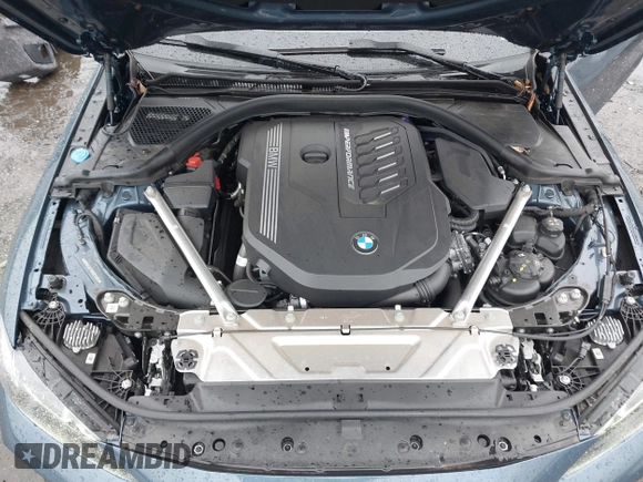 2024 BMW 4 Series M440i with VIN WBA53AT09RCR72560, listed as a IAAI auction lot 41995099 with 10,197 mi miles and . Bid and sale history available at carsss.com. Image 10.