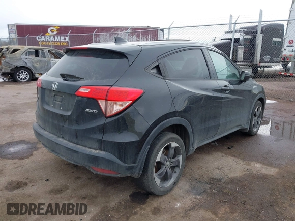 2018 Honda HR-V EX-L Navi with VIN 3CZRU6H79JM716131, listed as a IAAI auction lot 41647161 with 1 mi miles. Bid and sale history available at carsss.com. Image 4.