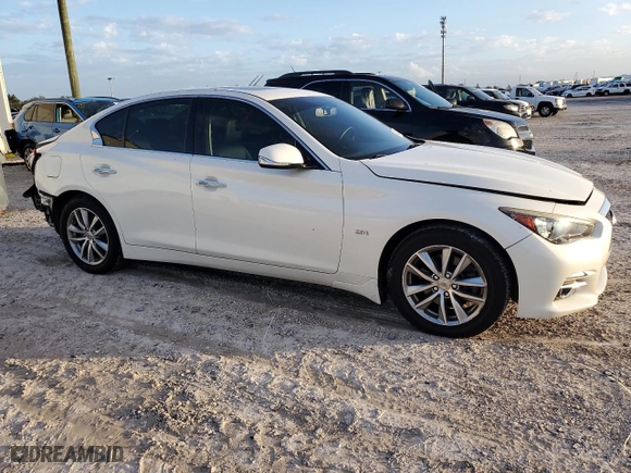 2016 Infiniti Q50 2.0t Base with VIN JN1CV7AP2GM200144, listed as a Copart auction lot 74541004 with 98,473 mi miles and Salvage Title. Bid and sale history available at carsss.com. Image 4.