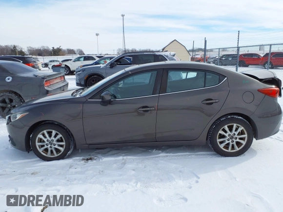 2014 Mazda 3 i Grand Touring with VIN JM1BM1W72E1112887, listed as a IAAI auction lot 41553797 with 85,325 mi miles and . Bid and sale history available at carsss.com. Image 14.