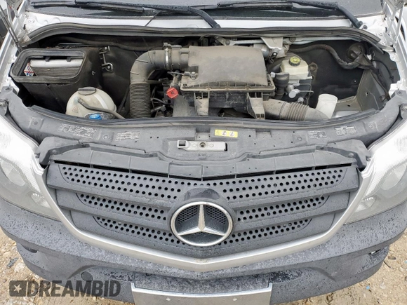2014 Mercedes-Benz Sprinter with VIN WDZPE8DC1E5894765, listed as a Copart auction lot 44418195 with 138,738 mi miles and Salvage Title. Bid and sale history available at DreamBid. Image 12.