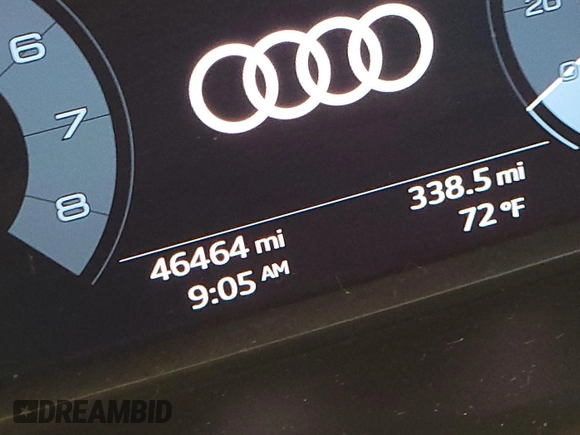 2023 Audi Q3 S line Premium with VIN WA1DECF32P1100878, listed as a IAAI auction lot 42851041 with 46,463 mi miles and . Bid and sale history available at DreamBid. Image 12.