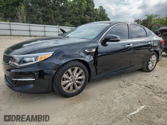 2017 Kia Optima EX with VIN 5XXGU4L33HG141736, listed as a Copart auction lot 63155955 with 195,554 mi miles and Clean title. Bid and sale history available at DreamBid. Image 1.