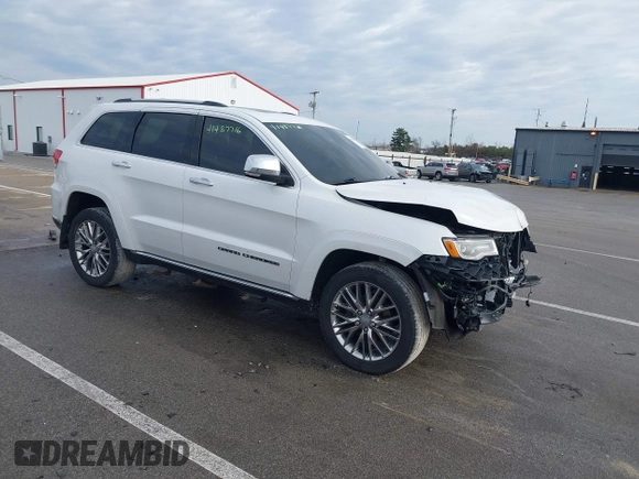 2018 Jeep Grand Cherokee Summit with VIN 1C4RJFJGXJC221513, listed as a IAAI auction lot 41487716 with 93,923 mi miles and . Bid and sale history available at DreamBid. Image 1.
