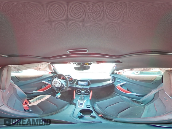 2023 Chevrolet Camaro ZL1 with VIN 1G1FK1R61P0128493, listed as a Copart auction lot 67058044 with 6,194 mi miles and Salvage title. Bid and sale history available at DreamBid. Image 12.