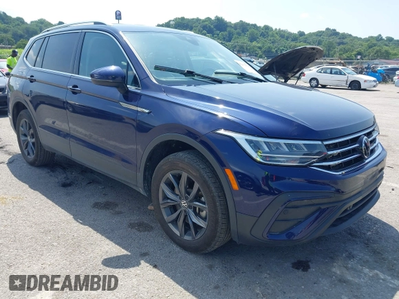 2022 Volkswagen Tiguan SE с VIN 3VV2B7AX7NM135263, выставлен на аукционе IAAI как лот 42632738 с пробегом 35 378 миль миль и . История ставок и продаж доступна на DreamBid. Изображение 1.
