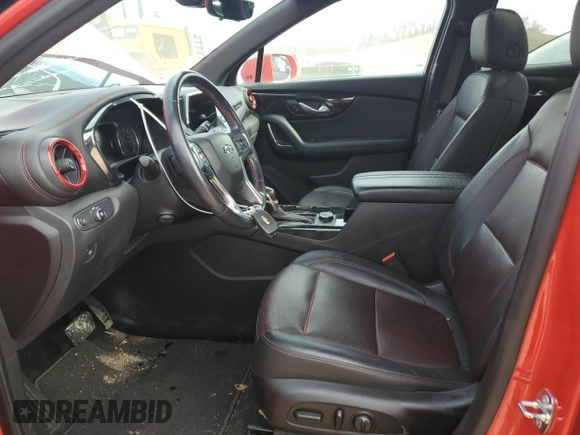 2019 Chevrolet Blazer RS z VIN 3GNKBJRS6KS621369, wystawiony jako Copart lot #54591215 z przebiegiem 64 164 mil mil oraz Szkoda całkowita • Salvage title. Historia ofert i sprzedaży dostępna na DreamBid. Obrazek 7.