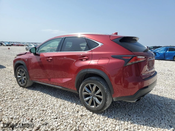 2017 Lexus NX with VIN JTJYARBZ8H2069015, listed as a Copart auction lot 51103195 with 136,127 mi miles and Salvage Title. Bid and sale history available at carsss.com. Image 2.