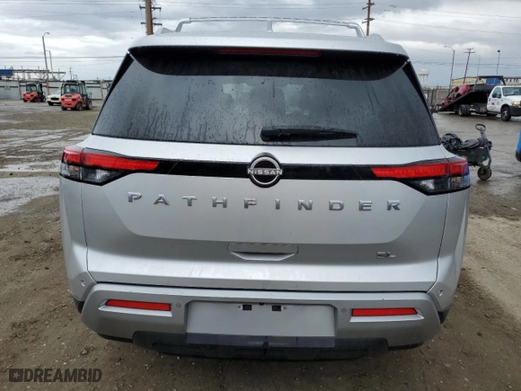 2024 Nissan Pathfinder SL with VIN 5N1DR3CA8RC228316, listed as a Copart auction lot 48986745 with 11,125 mi miles and Salvage Title. Bid and sale history available at carsss.com. Image 6.
