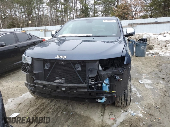 2021 Jeep Grand Cherokee 80th Anniversary with VIN 1C4RJFBG9MC591340, listed as a Copart auction lot 88441085 with 38,351 mi miles and Salvage title. Bid and sale history available at DreamBid. Image 5.