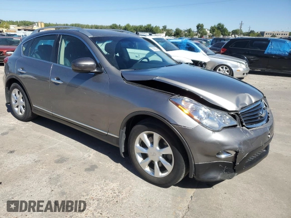 2010 Infiniti EX Journey with VIN JN1AJ0HR3AM755208, listed as a Copart auction lot 70825834 with 97,838 mi miles and Salvage Title. Bid and sale history available at carsss.com. Image 4.