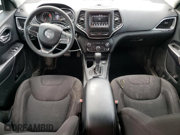 2019 Jeep Cherokee Latitude with VIN 1C4PJLCX7KD331871, listed as a Copart auction lot 59685665 with 90,787 mi miles and Salvage title. Bid and sale history available at DreamBid. Image 8.