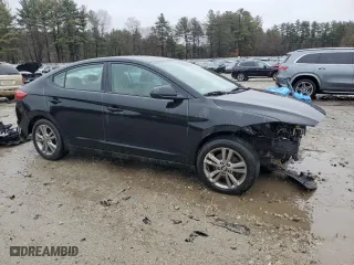 2017 Hyundai Elantra SE with VIN 5NPD84LF3HH167923, listed as a Copart auction lot 49994055 with 54,555 mi miles and Salvage Title. Bid and sale history available at carsss.com. Image 4.