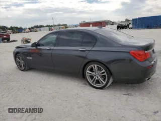 2011 BMW 7 Series 740Li with VIN WBAKB4C53BC574284, listed as a Copart auction lot 86628084 with 77,760 mi miles and Salvage title. Bid and sale history available at DreamBid. Image 2.