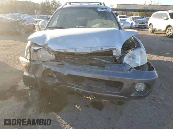 2006 Hyundai Santa Fe GLS with VIN KM8SC73D56U097233, listed as a Copart auction lot 84483704 with 88,699 mi miles and Salvage Title. Bid and sale history available at carsss.com. Image 5.