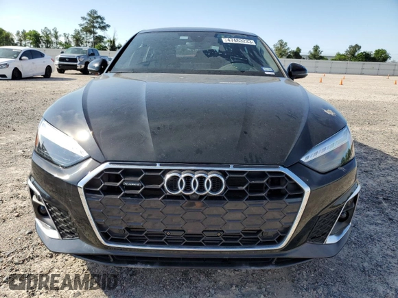 2023 Audi A5 Sportback S line Premium Plus with VIN WAUFACF56PA024297, listed as a Copart auction lot 47463233 with 4,645 mi miles. Bid and sale history available at carsss.com. Image 5.