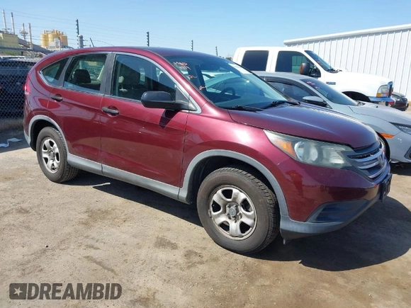 2013 Honda CR-V LX with VIN 5J6RM3H39DL017583, listed as a IAAI auction lot 41988588 with 254,382 mi miles. Bid and sale history available at carsss.com. Image 1.