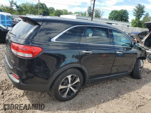 2017 Kia Sorento EX with VIN 5XYPHDA55HG201570, listed as a Copart auction lot 57595985 with 129,698 mi miles and Salvage title. Bid and sale history available at DreamBid. Image 3.
