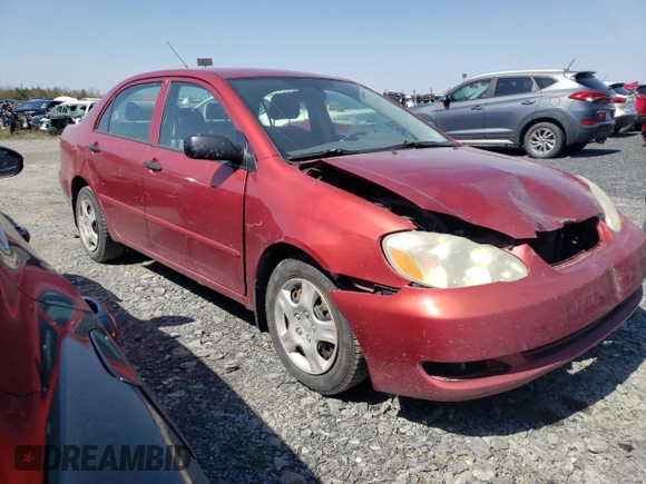 2006 Toyota Corolla CE with VIN 2T1BR32E26C710718, listed as a Copart auction lot 56579285 with 261,054 mi miles and Salvage title. Bid and sale history available at DreamBid. Image 4.