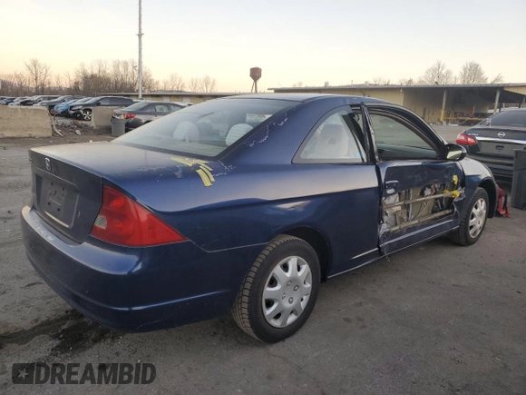 2003 Honda Civic LX with VIN 1HGEM21573L082328, listed as a Copart auction lot 79335624 with 128,905 mi miles and Salvage Title. Bid and sale history available at DreamBid. Image 3.