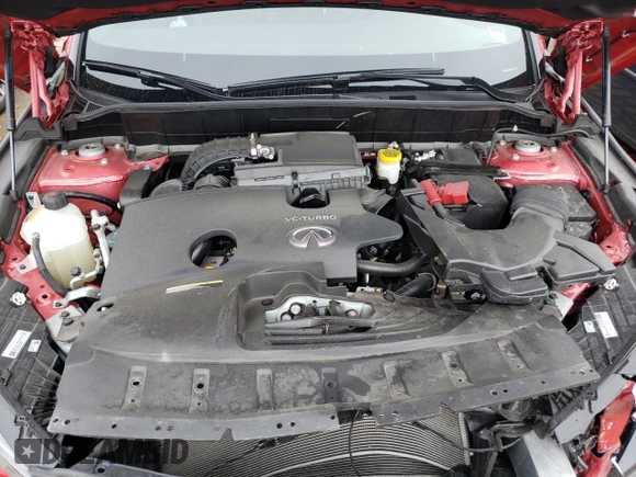2023 Infiniti QX50 Sport with VIN 3PCAJ5FB4PF122220, listed as a Copart auction lot 66588284 with 8,176 mi miles and Salvage Title. Bid and sale history available at DreamBid. Image 12.