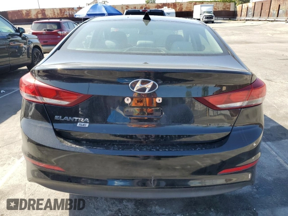 2017 Hyundai Elantra SE with VIN 5NPD74LF7HH090606, listed as a Copart auction lot 51250465 with 115,274 mi miles and Salvage Title. Bid and sale history available at DreamBid. Image 6.