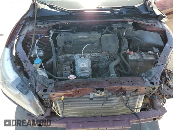 2016 Honda Accord Sport with VIN 1HGCR2F55GA051470, listed as a Copart auction lot 61557005 with 79,305 mi miles and Salvage title. Bid and sale history available at DreamBid. Image 11.