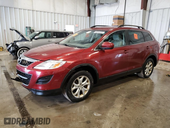 2012 Mazda CX-9 Touring with VIN JM3TB3CA4C0355715, listed as a Copart auction lot 46944555 with 209,827 mi miles and Clean Title. Bid and sale history available at carsss.com. Image 1.