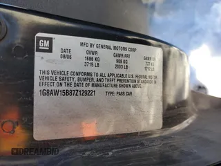 2007 Saturn ION z VIN 1G8AW15B87Z129221, wystawiony jako Copart lot #87710125 z przebiegiem 118 589 mil mil oraz Szkoda całkowita • Salvage title. Historia ofert i sprzedaży dostępna na DreamBid. Obrazek 12.