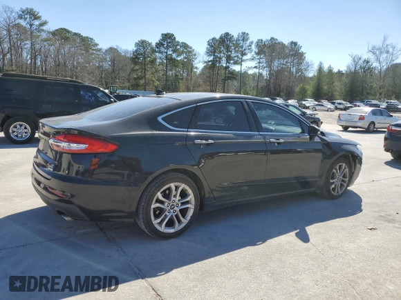 2019 Ford Fusion SEL with VIN 3FA6P0CD9KR270731, listed as a Copart auction lot 46857665 with 89,232 mi miles and Salvage Title. Bid and sale history available at carsss.com. Image 3.