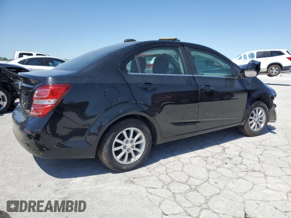 2020 Chevrolet Sonic LT with VIN 1G1JD5SB7L4101000, listed as a Copart auction lot 52336625 with 57,265 mi miles and Salvage title. Bid and sale history available at DreamBid. Image 3.