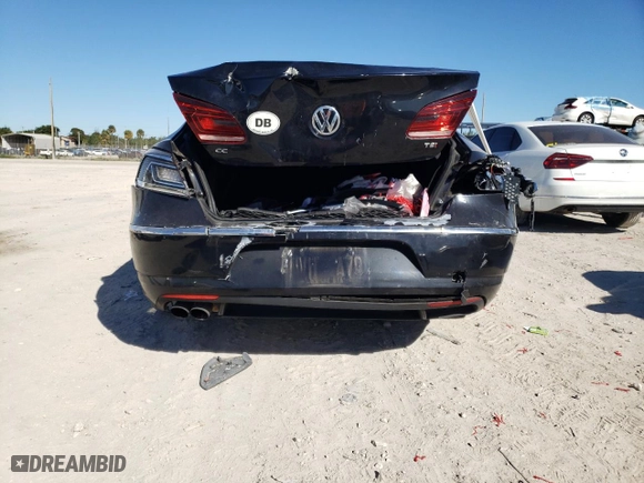 2017 Volkswagen CC 2.0T Sport with VIN WVWKP7AN1HE501016, listed as a Copart auction lot 37435033 with 88,991 mi miles. Bid and sale history available at carsss.com. Image 6.
