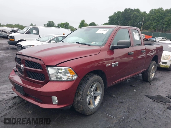2016 Ram 1500 Express with VIN 1C6RR7FT1GS335801, listed as a IAAI auction lot 42535450 with 86,641 mi miles and . Bid and sale history available at DreamBid. Image 2.
