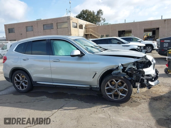 2021 BMW X3 sDrive30i with VIN 5UXTY3C00M9H14796, listed as a IAAI auction lot 41848261 with 50,245 mi miles and . Bid and sale history available at DreamBid. Image 13.