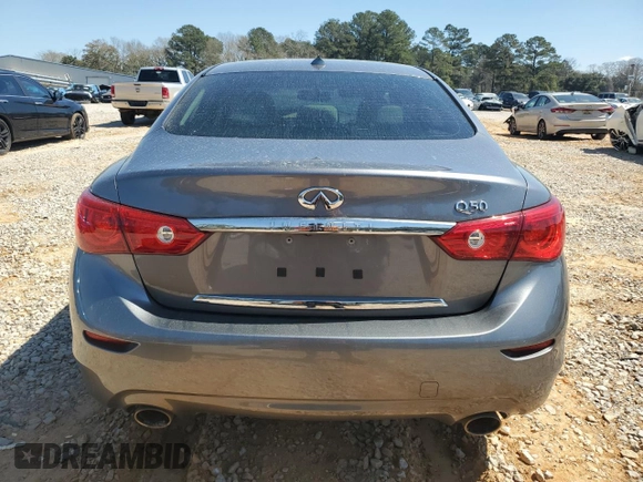 2015 Infiniti Q50 Premium with VIN JN1BV7APXFM348648, listed as a Copart auction lot 48881825 with 163,955 mi miles and Salvage Title. Bid and sale history available at carsss.com. Image 6.