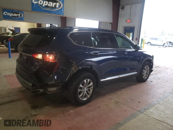 2020 Hyundai Santa Fe SEL with VIN 5NMS3CAD3LH188567, listed as a Copart auction lot 68756892 with 25,928 mi miles. Bid and sale history available at carsss.com. Image 3.