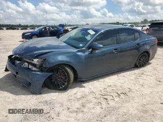 2013 Lexus GS 350 with VIN JTHBE1BL4D5000596, listed as a Copart auction lot 60335174 with 124,485 mi miles and Salvage Title. Bid and sale history available at carsss.com. Image 1.