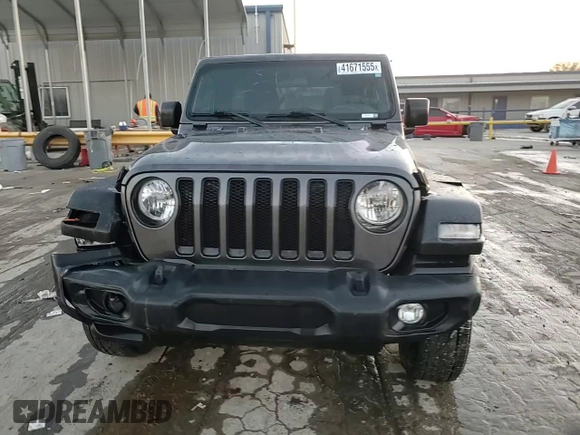 2022 Jeep Wrangler Unlimited Sport S with VIN 1C4HJXDN8NW160288, listed as a Copart auction lot 41671555 with 67,045 mi miles and Salvage title. Bid and sale history available at DreamBid. Image 15.