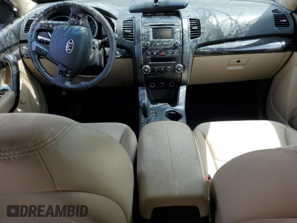 2012 Kia Sorento EX with VIN 5XYKU3A67CG273792, listed as a Copart auction lot 63869745 with Not provided miles and Salvage title. Bid and sale history available at DreamBid. Image 8.